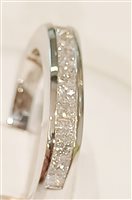 Salzano - Via Montegrappa, 28 - Anello Vidali Gioielli Donna Fascia Diamanti in Oro bianco Diamante 0.48 Ct MAPRIVIER - MAPRIVIER